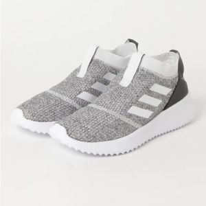Adidas Ultimafusion Knit Running Shoes Women’s Gray/White B96469 Size 6.5